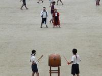 太鼓、応援団長.JPG
