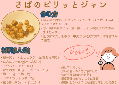 給食レシピ（さばのピリッとジャン）.png