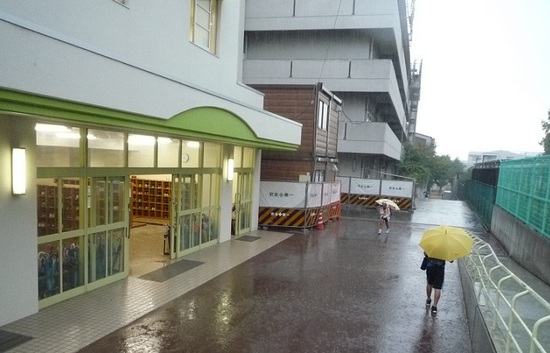 台風の影響