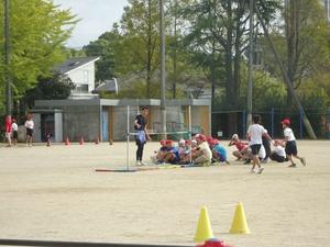 ６年陸上大会朝練5.JPG