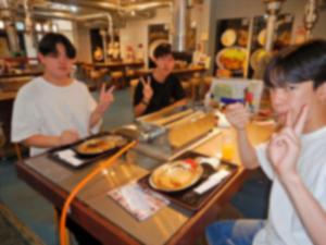カレー食後