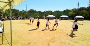 4×100 女子スタート