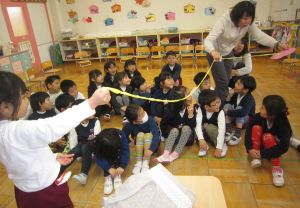 養護教諭による保健指導 - 幼稚園